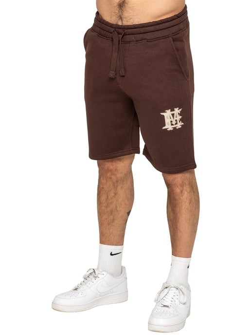 Enzo Milano | Herren Applikation Emblem T-Shirt und Shorts Set - Image 5