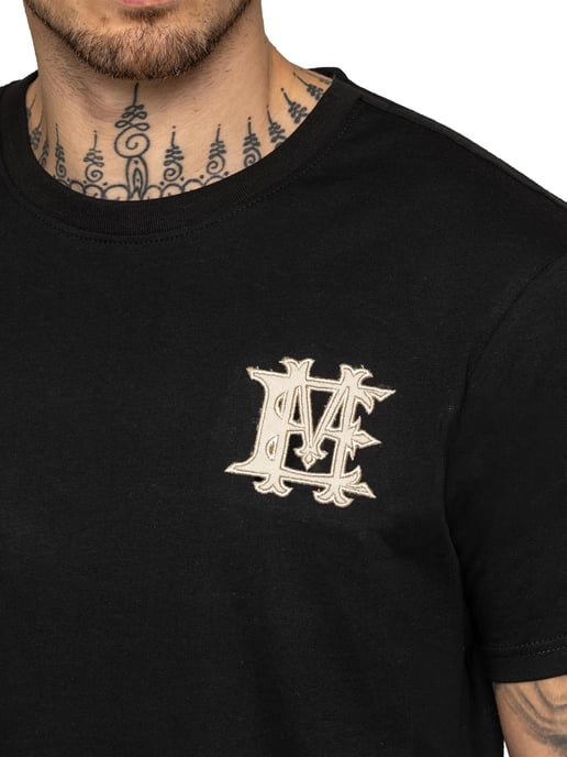 Enzo Milano | Herren Applikationsemblem T-Shirt & Shorts Set - Image 3