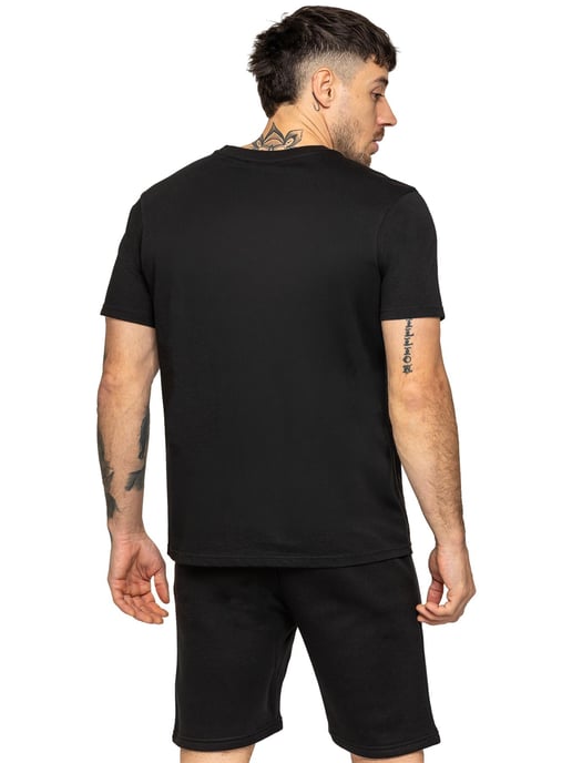 Enzo Milano | Herren Applikationsemblem T-Shirt & Shorts Set - Image 4