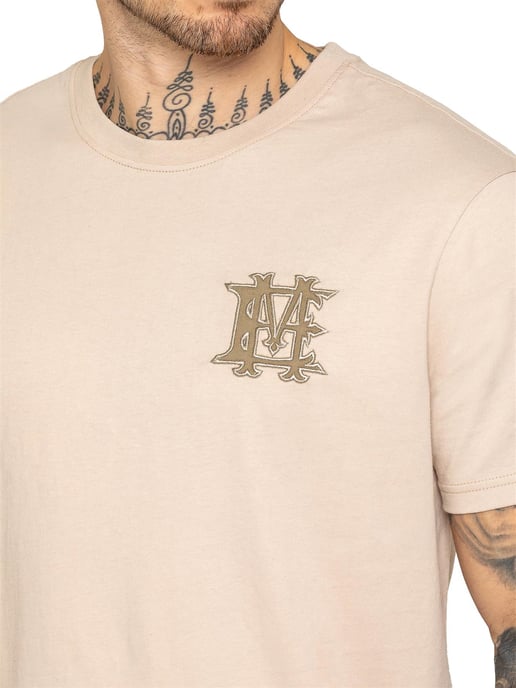 Enzo Milano | Herren Applikationsemblem T-Shirt & Shorts Set - Image 3