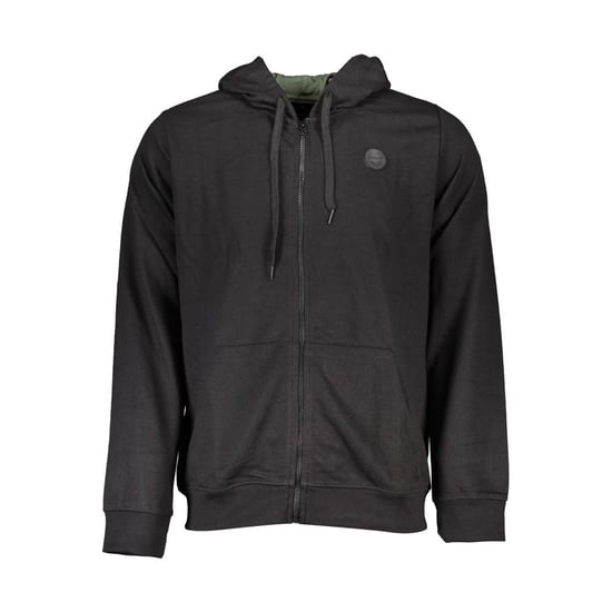 Gianmarco Venturi Schwarzes Baumwoll-Hoodie für Männer - Image 1