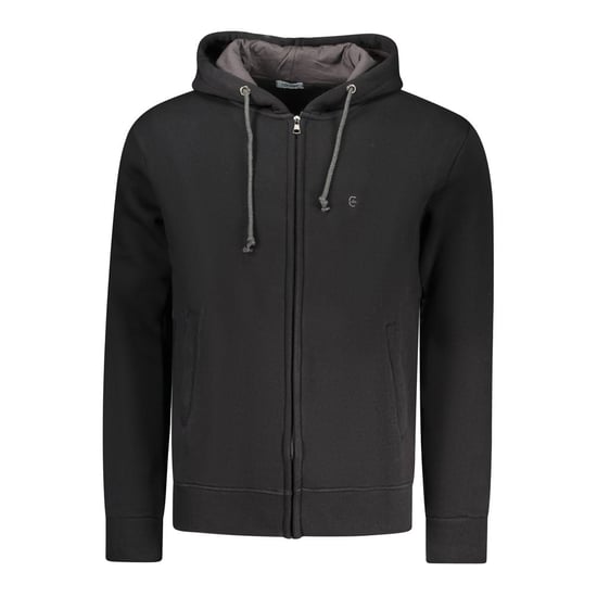 Coveri Moving Schwarzer Baumwoll-Hoodie für Herren - Image 1