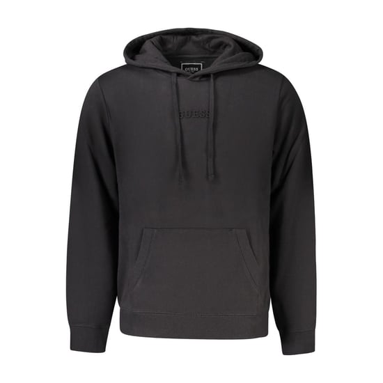 Guess Jeans Schwarzer Hoodie für Herren aus Bio-Baumwolle - Image 1