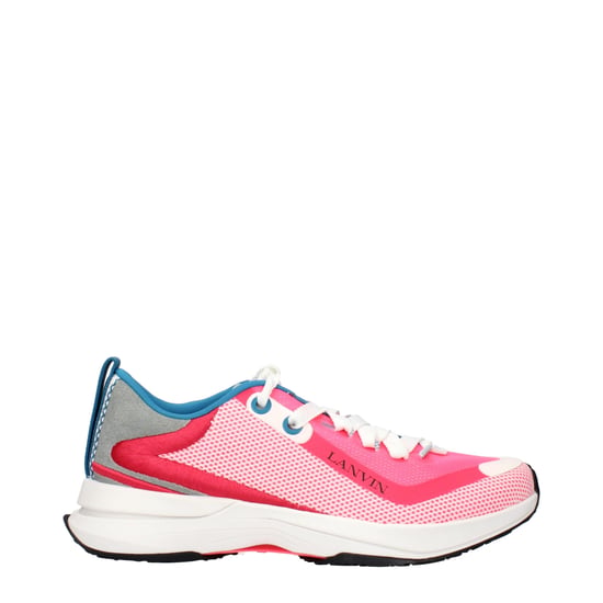 Lanvin Pink Stoff Sportliche Sneakers - Image 1
