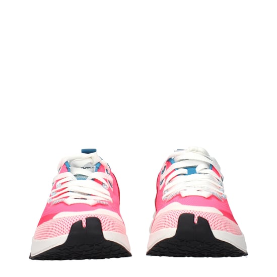 Lanvin Pink Stoff Sportliche Sneakers - Image 3