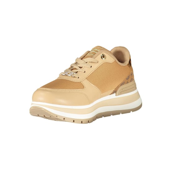Laura Biagiotti Marrone Polyurethan Damen Sneaker - Image 3