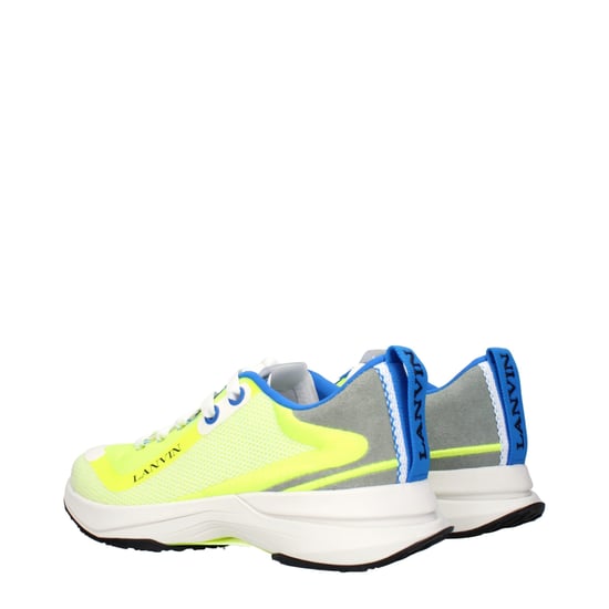 Lanvin Gelbe Stoff-SportSneakers - Image 4