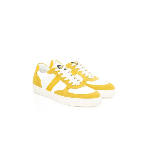 Cerruti 1881 Gelbe Rindsleder Herrensneaker - Image 3