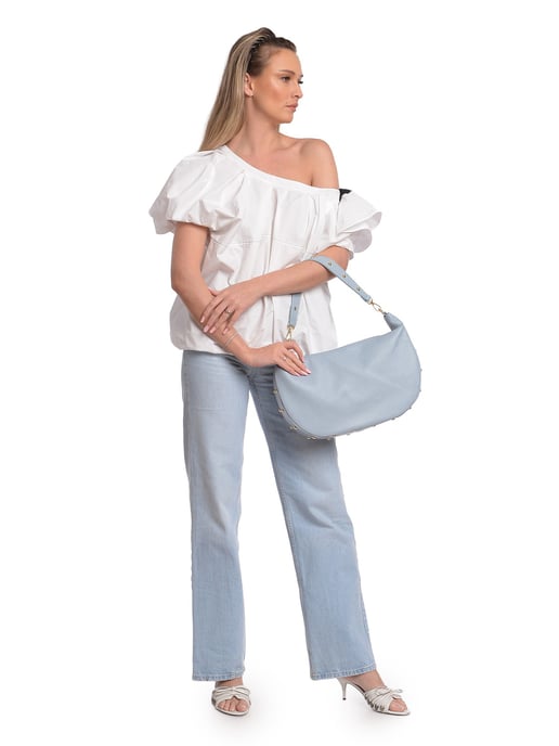 Isabella Rhea Türkis Rindsledertasche - Image 5