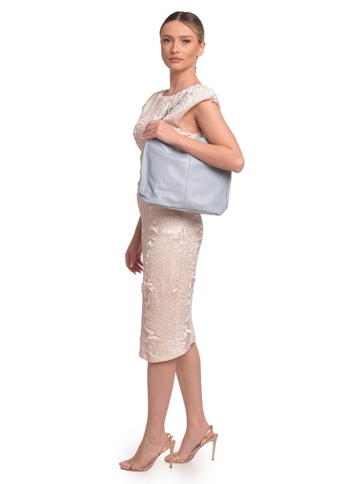 Roberta M Türkis Rindsledertasche - Image 5