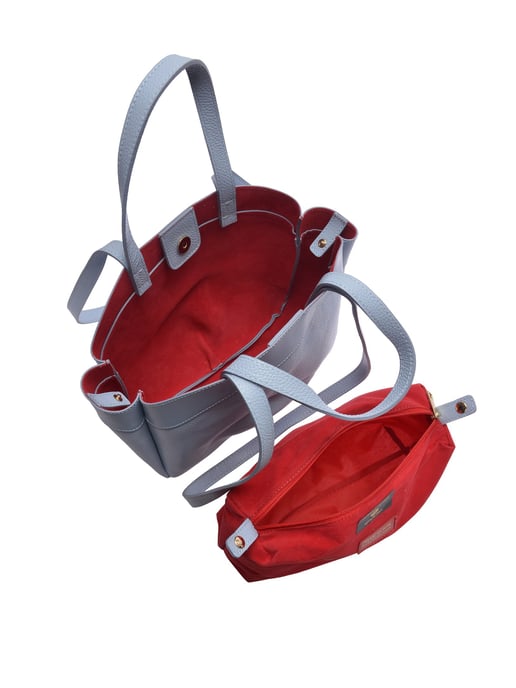 Anna Luchini Türkis Rindsledertasche - Image 4