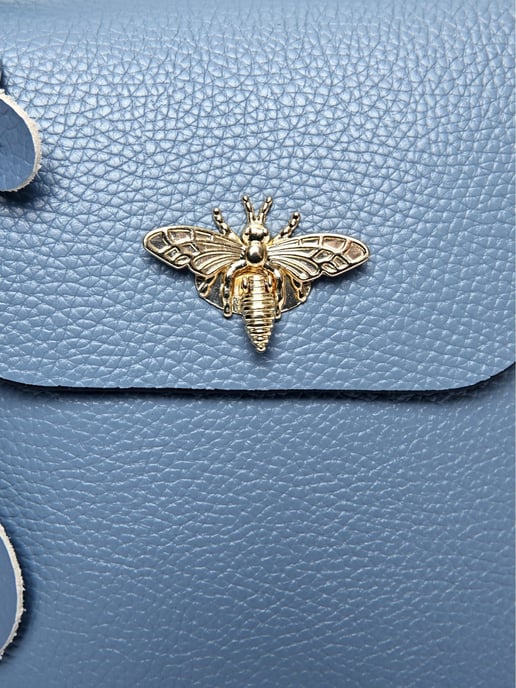 Roberta M Türkis Rindsledertasche - Image 3