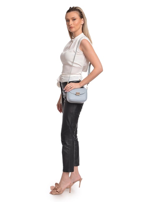 Anna Luchini Türkis Rindsledertasche - Image 5