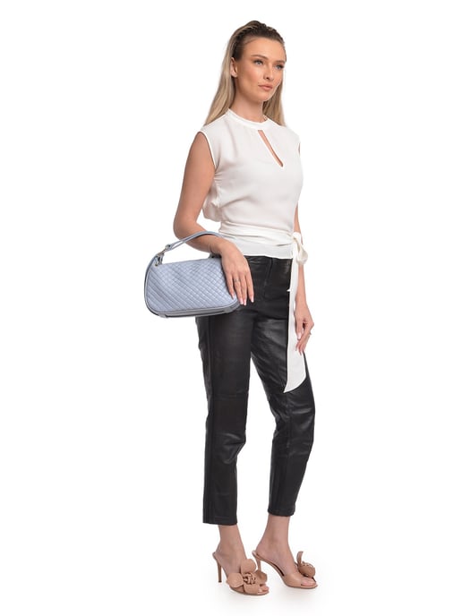 Anna Luchini Türkis Rindsledertasche - Image 4