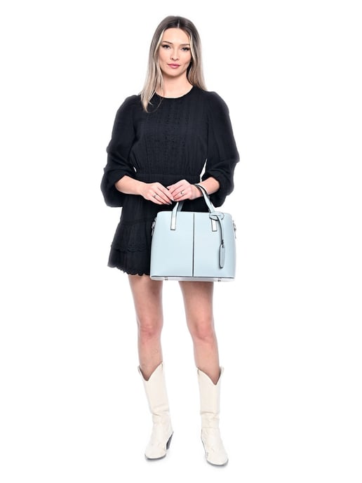 Anna Luchini Türkis Rindsledertasche - Image 5