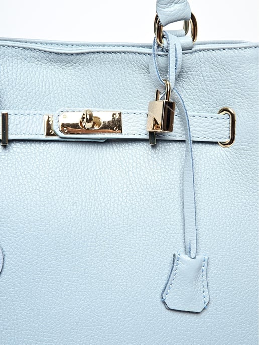 Anna Luchini Türkis Rindsledertasche - Image 3