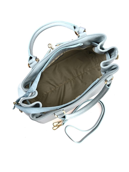 Anna Luchini Türkis Rindsledertasche - Image 4