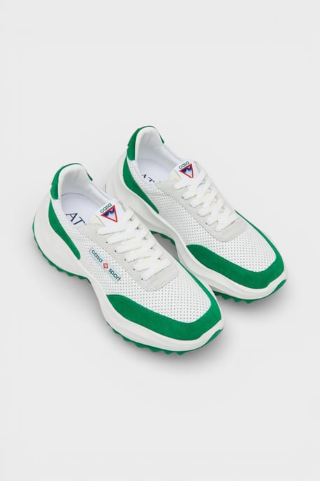 Casablanca Atlantis Sneaker Weiß Grün Schuhe - Image 2