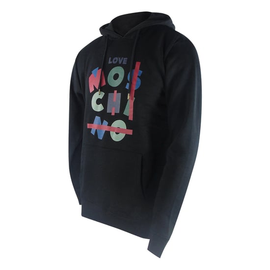 Moschino Jumble Logo Schwarzer Hoodie - Image 3