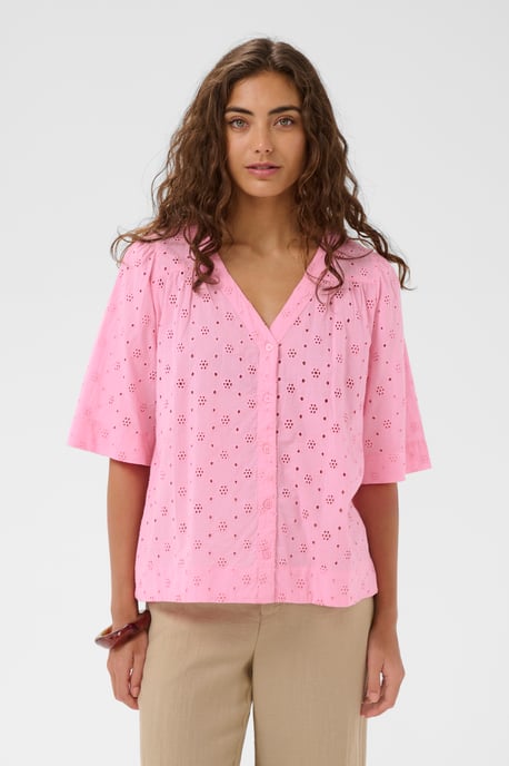 Kurzarm-Bluse CUadelfine Kurzarm-Bluse Classic fit - Image 3