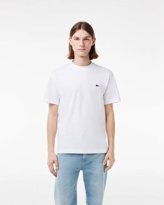 Lacoste Mens Classic Cotton Fit Jersey T-Shirt - Image 1