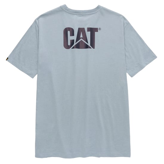 Caterpillar - "Trademark" T-Shirt für Herren (Nebelblau meliert) - Image 2
