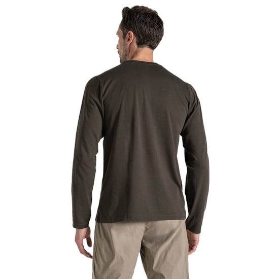 Craghoppers - "Abel" T-Shirt für Herren Langärmlig (Waldgrün) - Image 2
