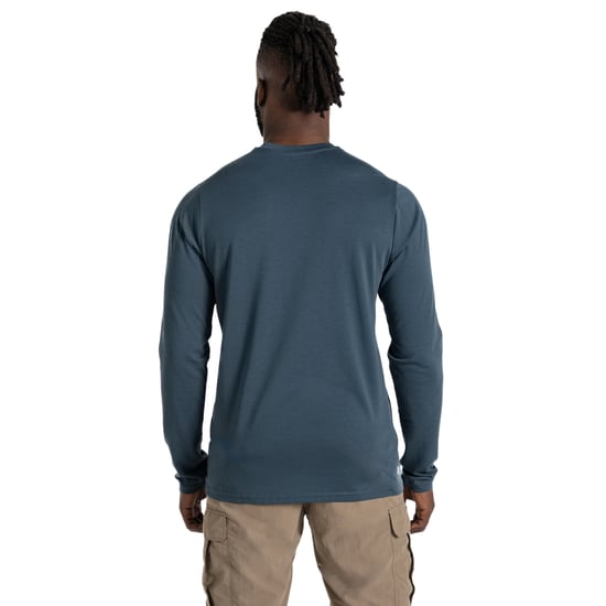 Craghoppers - "Abel" T-Shirt für Herren Langärmlig (Blaustein) - Image 2
