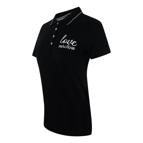 Schwarzes Poloshirt Mit Moschino-logo - Image 2