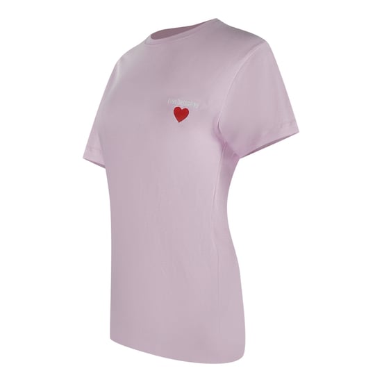 Moschino T-shirt Mit Kleinem Herz-logo In Pink - Image 2