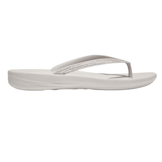 Fit Flop - Glitzer Flipflops für Damen, iQushion (Grau) - Image 2