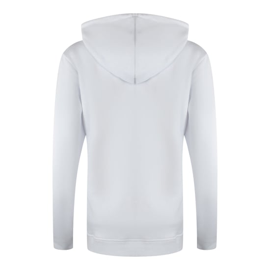 Love Moschino Kapuzenpullover Mit Kleinem, Auffälligem Herzlogo, Weiß, Mit Reißverschluss - Image 3
