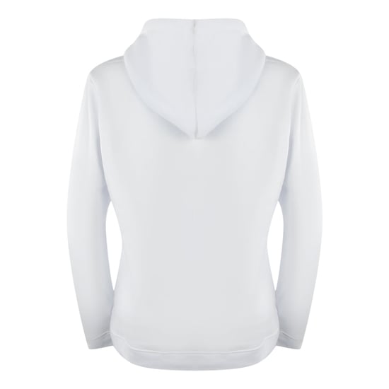 Love Moschino Groovy Logo White Hoodie - Image 3