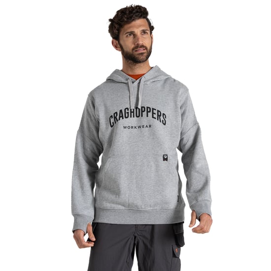 Craghoppers - "Workwear Oulston" Kapuzenpullover für Herren (Weiches Grau meliert) - Image 3