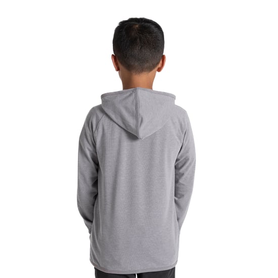 Craghoppers - "Frey" Kapuzenjacke für Kinder (Hellgrau Meliert) - Image 2