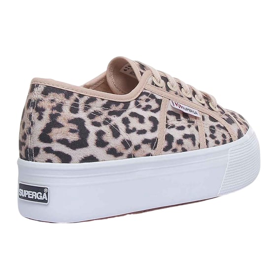 Superga - "2790" Jaguarmuster Sneaker für Damen (Beige) - Image 2