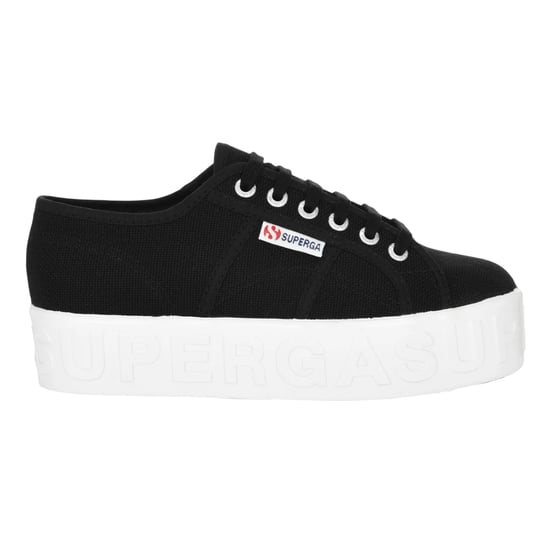 Superga - "2790" Logo Sneaker für Damen (Schwarz) - Image 3