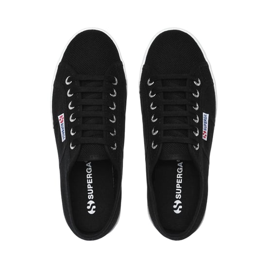 Superga - "2790" Logo Sneaker für Damen (Schwarz) - Image 4