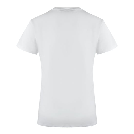 Moschino Tic-tac-toe Logo Weißes T-shirt - Image 2