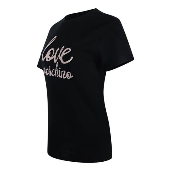 Moschino T-shirt Mit Kräftigem Pinkfarbenem Logo - Ein Echter Hingucker! - Image 1
