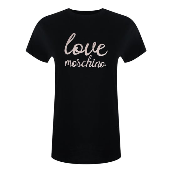 Moschino T-shirt Mit Kräftigem Pinkfarbenem Logo - Ein Echter Hingucker! - Image 2
