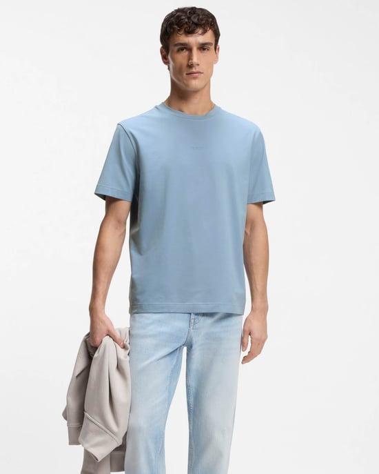 TChup Rundhals-T-Shirt in Hellblau - Image 3