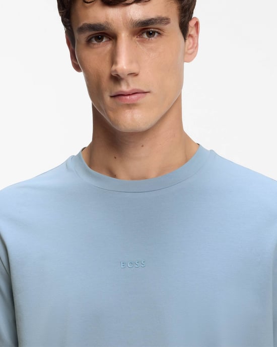 TChup Rundhals-T-Shirt in Hellblau - Image 4