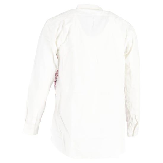 Comme Des Garçons bedrucktes Langarmhemd aus weißer Baumwolle - Image 3