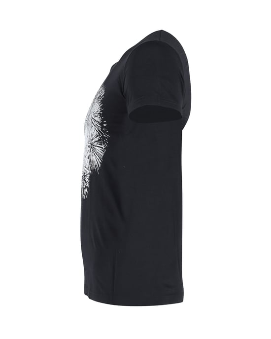 Christian Dior T-Shirt mit Feuerwerksmotiv aus schwarzer Baumwolle - Image 2