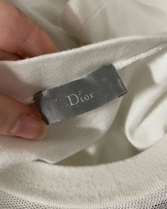 Dior Kurzarm-T-Shirt mit Print aus weißer Baumwolle - Image 3