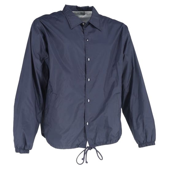 Comme des Garçons Coach-Jacke aus marineblauem Nylon - Image 1