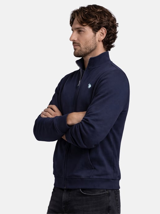 U.S. Polo Assn. Herren Sweatjacke mit Stehkragen aus 100 % Baumwolle - Image 5