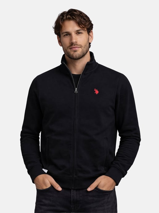 U.S. Polo Assn. Herren Sweatjacke mit Stehkragen aus 100 % Baumwolle - Image 5