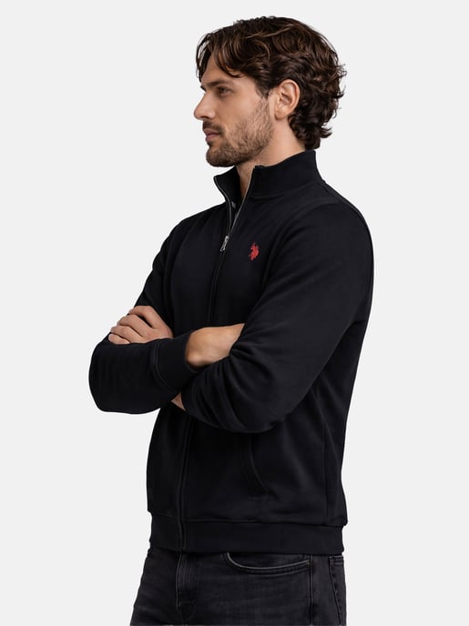 U.S. Polo Assn. Herren Sweatjacke mit Stehkragen aus 100 % Baumwolle - Image 6